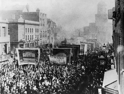 Grève des docks de Londres, 1889 - English Photographer